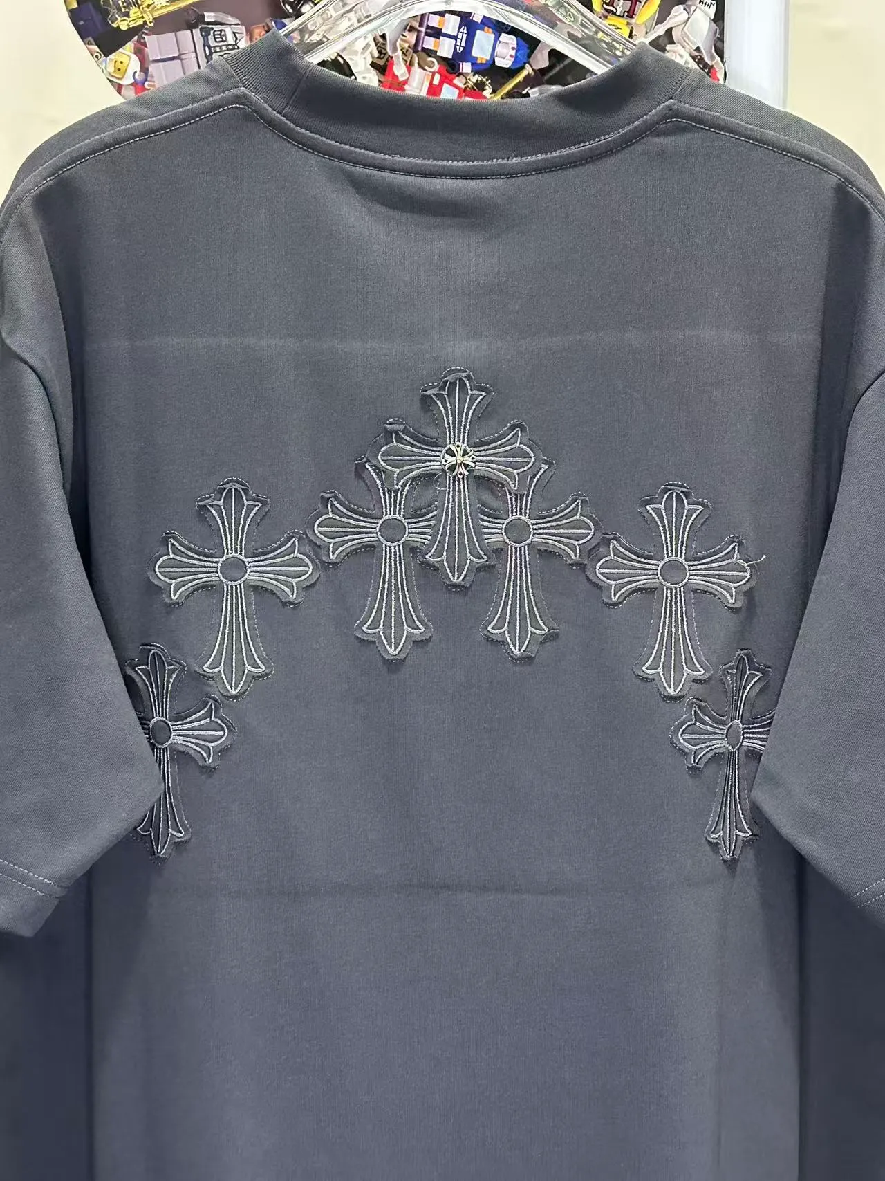 L 26876# 𝗖𝗵𝗿𝗼𝗺𝗲 𝗛𝗲𝗮𝗿𝘁𝘀 New Arrival Original ！ ： ➕100% 。 ： 🪡 ：White Black Gray Size：S XXL